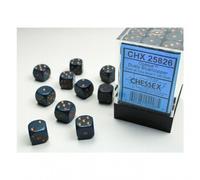 Cubi - 12 Mm - Opaque Dusty Blue/Rame (Set Di Cubi 36 X W6)