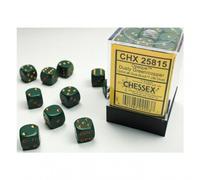 Cubi - 12 Mm - Opaque Dusty Green/Rame (Set Di Cubi 36 X W6)