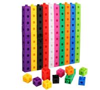 Cubi ad incastro matematici, 100 blocchi numerici per calcolo, giocattolo educativo per scuola primaria, blocchi di costruzione per sviluppare abilità matematiche, casa dei cubi per bambini
