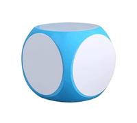 Cubi cancellabili a secco, 10,2 x 10,2 cm, multiuso, colorati, scrivibili, cancellabili a secco, lavagne bianche, cubi per numeri, strumento educativo