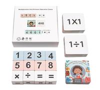 Cubi Contatori,Giocattoli Educativi In Legno Per L'Infanzia,Gioco di Moltiplicazione Divisione e Conteggio - per Bambini Studenti Elementari Homeschool Insegnanti Educazione Speciale