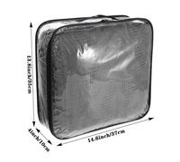 Cubi da imballaggio da viaggio grandi trasparenti con sacchetti con cerniera in