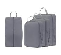 Cubi di Compressione per Viaggio - Set Di Borse Organizzatori Per Valigia,Set Di Quattro Accessori Valigia Con Doppia Zip Per Organizzazione Abbigliamento Soggiorno Esterno E Crociera