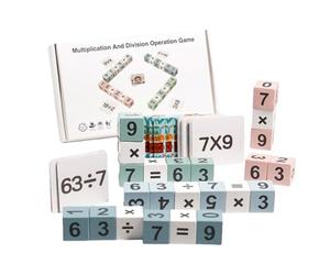 Cubi Di Conteggio Per La Matematica | Gioco Da Tavolo In Legno Per Bambini | Giocattoli di Apprendimento Moltiplicazione Divisione | per Ragazzi Ragazze Studenti Elementari Classe Scuola Casa So