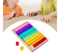 Cubi di costruzione arcobaleno, impilabili per la percezione del colore,