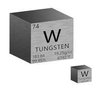 Cubi di elementi in metallo, cubo di tungsteno da 2 pezzi, elementi in metallo puro ad alta densità-cubi di densità-cubi in metallo for collezioni di elementi Lab.per insegnante
