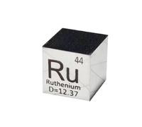 Cubi di elementi metallici, cubo di rutenio Cubo di rutenio ad alta purezza 10x10x10mm Materiali for la ricerca scientifica Cubi di elementi della tavola periodica
