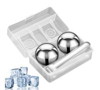 Cubi Di Ghiaccio Per Whisky - 2 Pezzi 55 Mm Riutilizzabili Whisky Cubi Ghiacciati | Gadget Di Utensili Da Cucina In Metallo Per Bevande Fresche | Caffè Birra Di Birra Al Cioccolato Frutta Candy Party