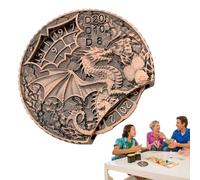 Cubi di gioco di ruolo, set di cubi di metallo, cubi decorativi -1-zappel, gioco di ruolo di spinner fresco, accessorio per feste di compleanno e feste pubbliche