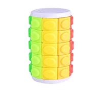 Cubi di puzzle - cubi magici portatili, gioco di pensiero creativo con forma a torre, giocattolo educativo ruotare slide puzzle decompressione logica giocattoli bambini bambini adulti adulti