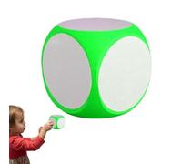 Cubi di schiuma cancellabili a secco - grandi cubetti di schiuma per bambini - cubi vuoti blocco cancellabile per disegnare lettere e numeri, cubo lavagna bianca per aula