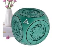 Cubi in metallo set di poli -leader standard | Giochi di gioco geometrici rotanti per giochi di ruolo, da tavolo divertente, cubi di tavolo collettivi per adolescenti, adulti, aule, v
