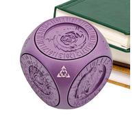 Cubi in metallo set di poli -leader standard | Giochi di gioco geometrici rotanti per giochi di ruolo, da tavolo divertente, cubi di tavolo collettivi per adolescenti, adulti, aule, v