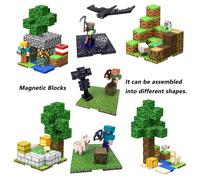 Cubi magnetici per costruzioni magiche per bambini - Mondo forestale - Il mio mondo magnetico - MC Magnets - Coltiva la creatività e l'immaginazione spaziale - Giocattoli educativi STEM sensoriali per