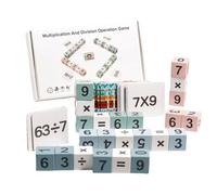 Cubi Matematici,Gioco Da Tavolo In Legno Per Bambini Piccoli - Manipolativi Matematici Moltiplicazione E Divisione | per Studenti delle Elementari Classe Scuola Serate in Famiglia Istruzione