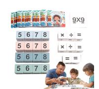 Cubi Matematici | Gioco Da Tavolo In Legno Per Bambini Piccoli | Per Moltiplicazione Divisione E Conteggio | Per Bambini Studenti Insegnanti Aula Istruzione Domestica Istruzione Di Gruppo
