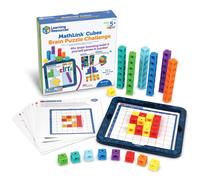 Cubi MathLink di Learning Resources, puzzle per la mente, 80 pezzi, et 5+, cubi di collegamento, cubi di collegamento, cubo di conteggio manipol