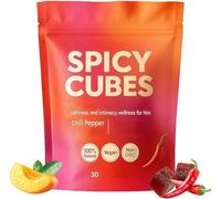 Cubi Piccanti Al Gusto Pesca, Supporto Di Benessere Quotidiano A Base Vegetale Per La Calma E Il Rilassamento,1pcs