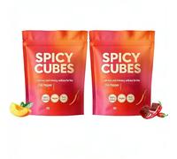 Cubi Piccanti Al Gusto Pesca, Supporto Di Benessere Quotidiano A Base Vegetale Per La Calma E Il Rilassamento,2pcs