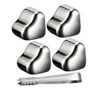 Cubi refrigeranti riutilizzabili per whisky a forma di cuore, con design | Pietre refrigeranti per whisky, per feste, vita quotidiana, piscina, picnic, campeggio, bevande, liquori, limonata