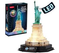 Cubic Fan Statua della Libertà con LED L5356h Kit Artigianale 3D Puzzle...