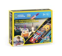 Cubic Fun-CubicFun 661099-Kit di Costruzione, 2 in 1, Razzo e Auto da Corsa, Te per la Fisica, Kit per esperimenti per Bambini dai 5 Anni in su, DS1099h