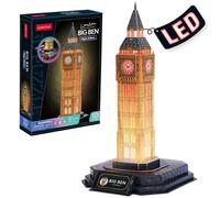 Cubic Fun Puzzle 3D Luce LED Punti di riferimento - Edifici famosi e serie Ci...