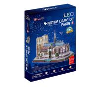 Cubic Fun Puzzle 3D Luce LED Punti di riferimento - Edifici famosi e serie Ci...