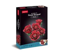 CubicFun 660865 - Puzzle 3D con fiori e rose, bouquet 3D da 312 pezzi, set fai da te per adulti e bambini a partire dagli 8 anni