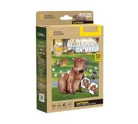 CubicFun 661177 - Puzzle 3D a forma di maiale d'acqua, con 56 pezzi, National Geographic, modello di animali, set decorativo fai da te, per adulti e bambini dai 6 anni in su