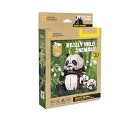 CubicFun 661181 National Geographic 3D Puzzle, Panda puzzle 3D con 55 pezzi, modellino per bambini dai 6 anni in su