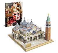 CubicFun National Geographic Puzzle 3D Piazza di San Marco, con Libretto di Fotografia, 107 pezzi