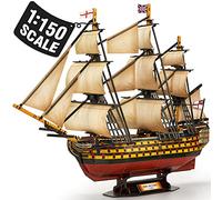 CubicFun Puzzle 3D HMS Victory, Modello Nave Vela 189 Pezzi | Grande Kit Costruzione Nave Storica, Modellismo Educativo per Adulti e Bambini, Modello da Collezione Regalo