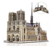 CubicFun Puzzle 3D Notre Dame de Paris Grande Architettura Modelli per Costruire Souvenir Regalo per Adulti, 293 Pezzi