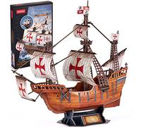CubicFun Puzzle 3D Santa Maria, Modello Nave Spagnola 204 Pezzi
