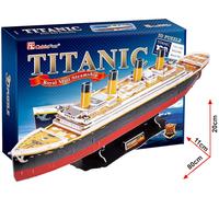 CubicFun puzzle 3D Titanic - grande modello, 113 pezzi