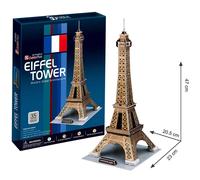 CubicFun puzzle 3D Torre Eiffel oro, 39 pezzi
