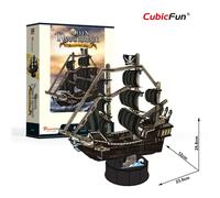 Cubicfun - Puzzle Queen Anne & # 39; s Revenge 3D 100 pezzi - 100 Pezzi
