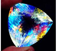 Cubico Forma Mystic Quarzo Certificato Loose Gemma 100 + KT Con Omaggio