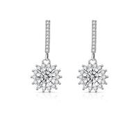 Cubico Zirconia Orecchini Trendy Studs Ciondolo Per Giovani Professionisti E Gli appassionati di Moda Cubici Zirconia Orecchie Gocce, Taglia unica, come descritto