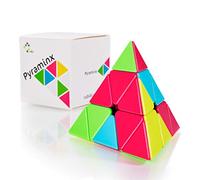 CUBIDI Pyraminx Cubo Magico 3x3x3 - Tipo Sydney - Pyramid Triangolo Magico Speed Cube - Antistress - Fidget Spinner Perfetto Come Gadget Compleanno Per Bambini E Adulti Adesivo Non Incluso