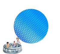 Cubierta De Piscina Solar - Manta De Retención De Calor Con Cubierta Solar De Burbujas | Cubierta De Spa Flotante De Corte Libre, Manta De Retención De Calor Para Piscinas Enterradas Y Sobre El Suelo