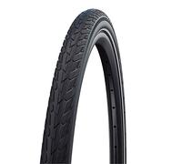 Copertoncino rigido Schwalbe Road Cruiser 27.5x1.65 GreenCompound K-Guard TwinSkin riflettente nero