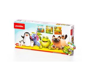Cubika CBK12985 3 Puzzle in 1 - Puzzlika: I Miei Animali Preferiti
