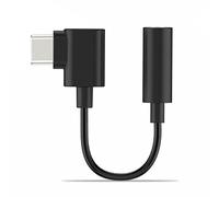 Cubilux Adattatore per cuffie USB C ad angolo retto [DAC 192KHz/24bit] Dongle per cuffie da tipo C a 3,5 mm compatibile con iPhone 16/15, iPad Pro 13/12.9/11, iPad Air 13/5/4, Samsung S25/S24/S23/S22