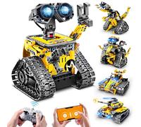 CUBIMANA Robot Tecnologico 5-in-1 per Bambini - Giocattolo di Costruzione Telecomandato Con App, Robot da Parete, Regali di Dinosauri per Ragazzi e Ragazze 6-12+ Anni