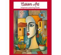 Cubism Art inspired coloring book