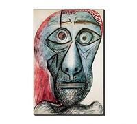 Cubismo Picasso Autoritratto Di Pablo Picasso Quadri Dipinti Ad Olio Su Tela Riproduzioni D'arte Stampate Su Opere D'arte Giclée Su Tela Da Parete Per Decorazioni (Nessuna cornice,40_x_60_cm)