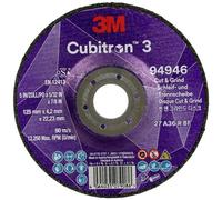 Cubitron 94946 ™ 3 Cut and Grind Disco per sgrossatura Diametro 125 mm Ø foro
