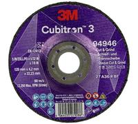 Cubitron 94946 ™ 3 Cut and Grind Disco per sgrossatura Diametro 125 mm Ø foro